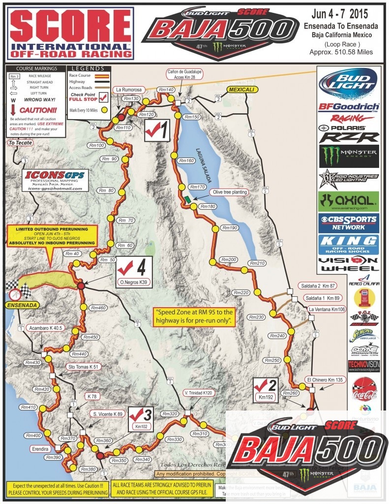 Baja 500 Map 2021 Mammoth Mountain Trail Map