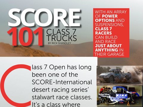 SCORE Desert Racing Class 7
