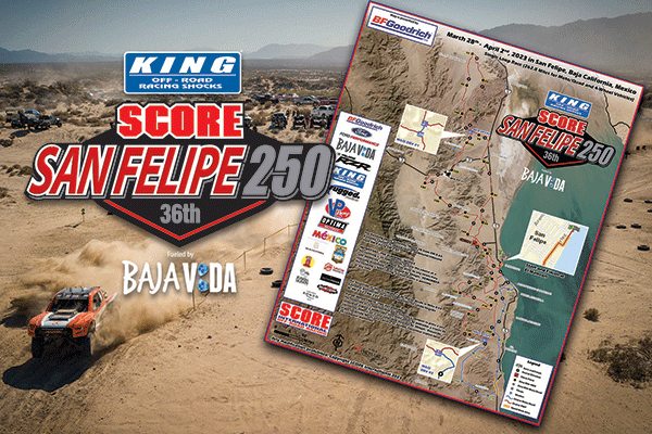 SCORE International: 2023 San Felipe 250- Full Entry List and Race