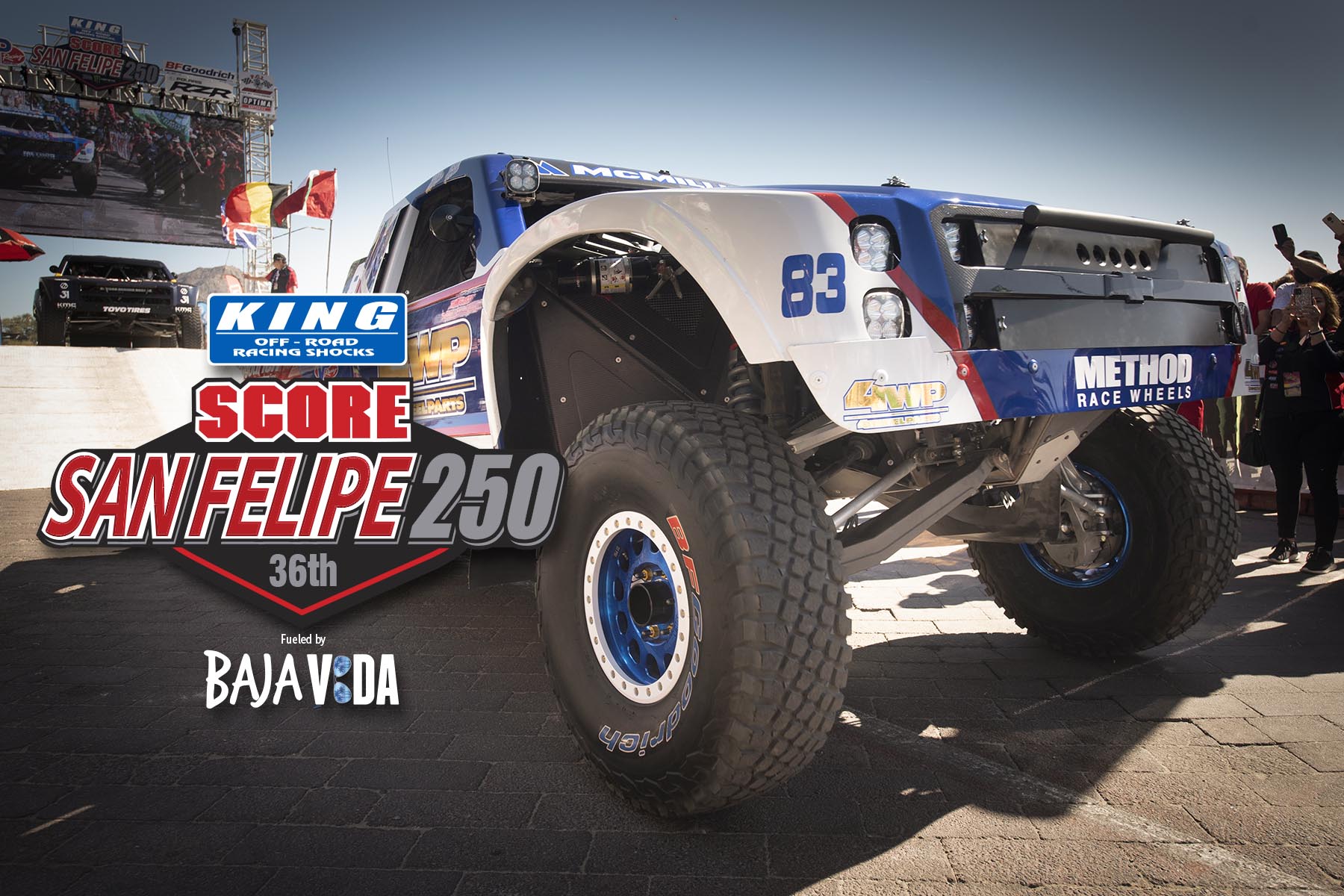 SCORE International: 2023 San Felipe 250- Full Entry List and Race Course  Map