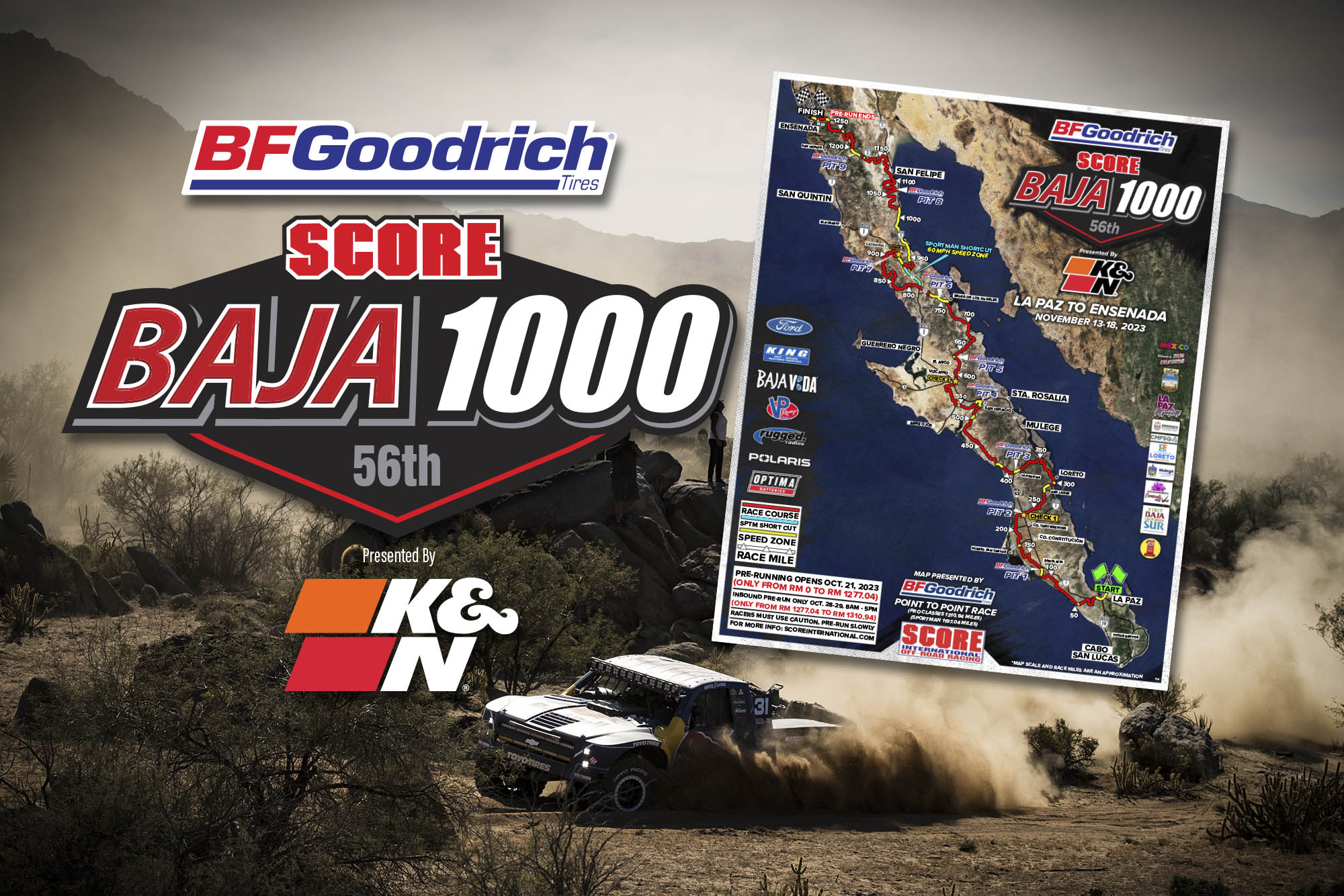 Pre-Running opens Saturday for SCORE Baja 1000